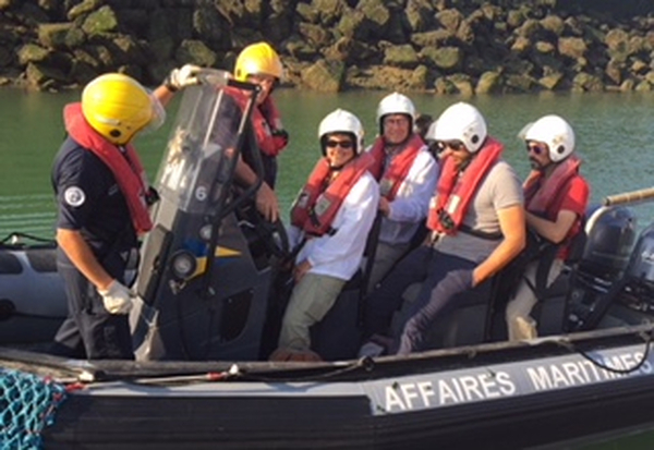 La commission en préparation sur le terrain