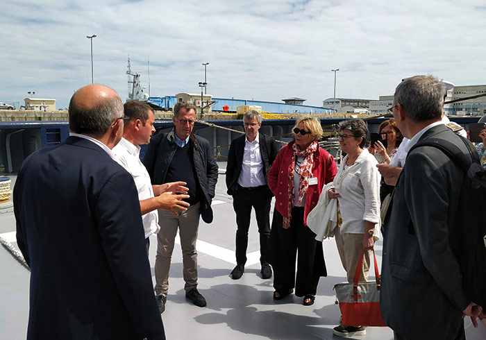 La commission cherche à comprendre les impératifs de sécurité à Cherbourg