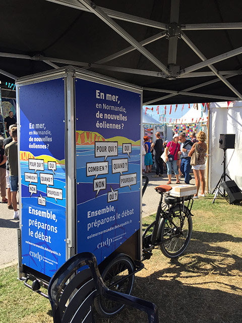 Le triporteur de la CPDP